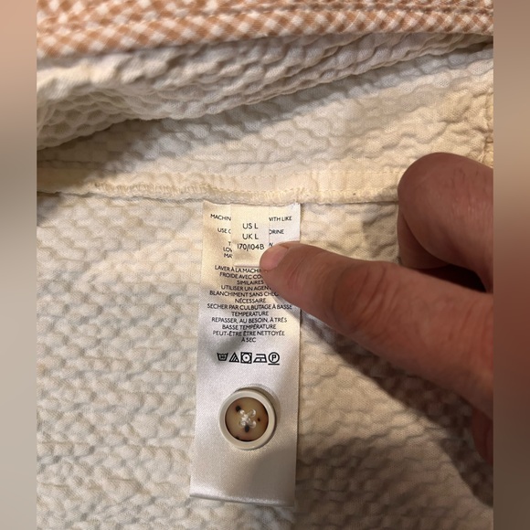 NWOT‎ ANTHROPOLOGIE Cream Button-Up Women's Jacket - Picture 4 of 14